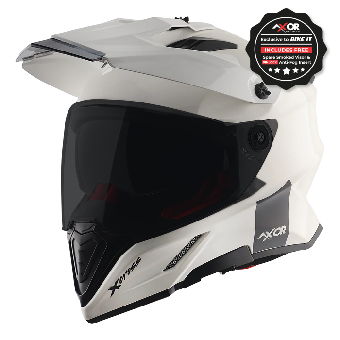 Axor X-Cross Adventure Helmet - Gloss White £124.99