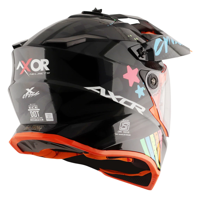 Axor X-Cross Adventure Helmet - Black/Grey Gloss £139.99