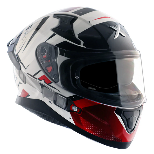 Axor Apex Full Face Helmet - Hex-2 Black Red Gloss £124.99