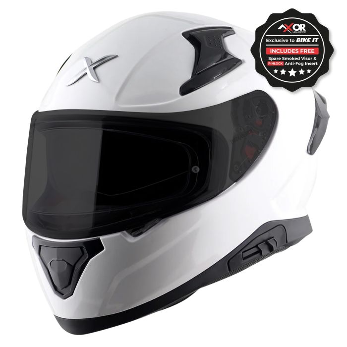 Axor Apex Full Face Helmet - Gloss White £89.99