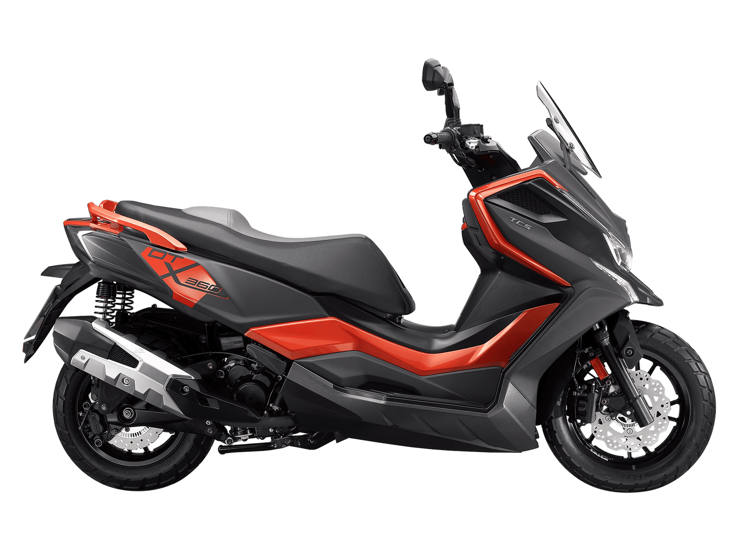 Kymco DTX 360 125cc - Available Now - £4499 +OTR - Orange/Black