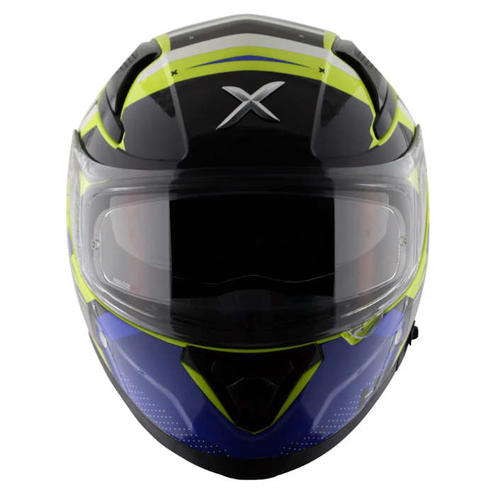 Axor Apex Full Face Helmet - Hex-2 Neon Yellow Blue Gloss £124.99