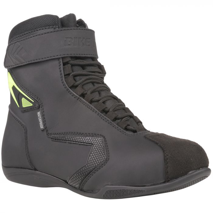 Bike It 'Bandido' Low Profile Waterproof Black Street Motorcycle Boot