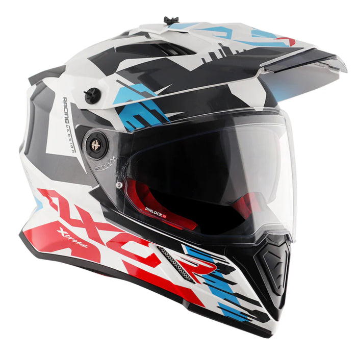 Axor X-Cross Adventure Helmet - White/Red Gloss £139.99