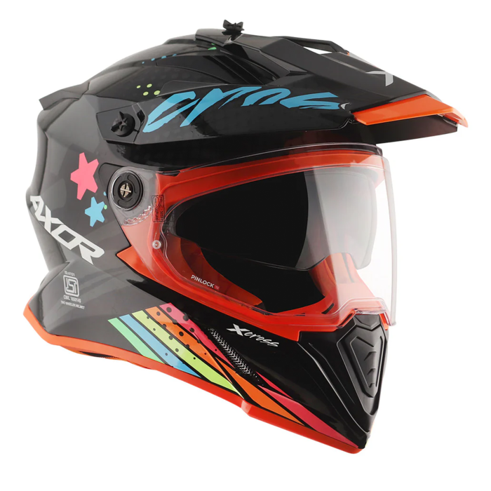 Axor X-Cross Adventure Helmet - Black/Grey Gloss £139.99