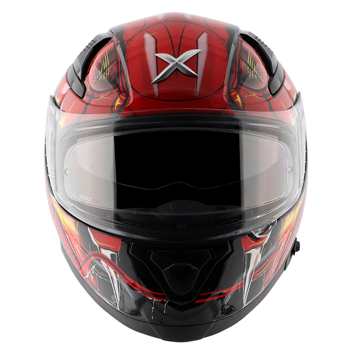 Axor Apex Full Face Helmet - Hex-2 Venomous Gloss Black Red £124.99