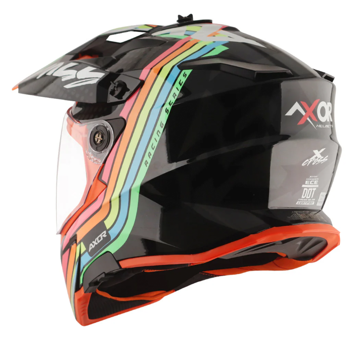 Axor X-Cross Adventure Helmet - Black/Grey Gloss £139.99