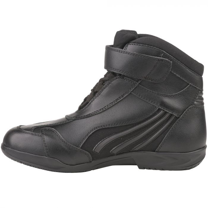 Bike It 'Perun' Low-Cut Black Waterproof Motorcycle Boot