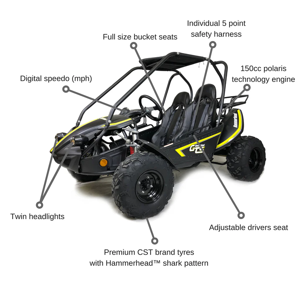 Hammerhead™ GTS150 Buggy - Black - £2999